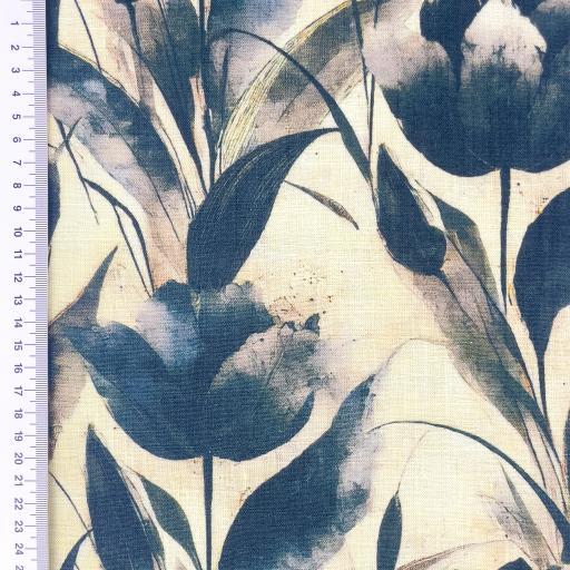 Viscose linen Digital print, Tulipan